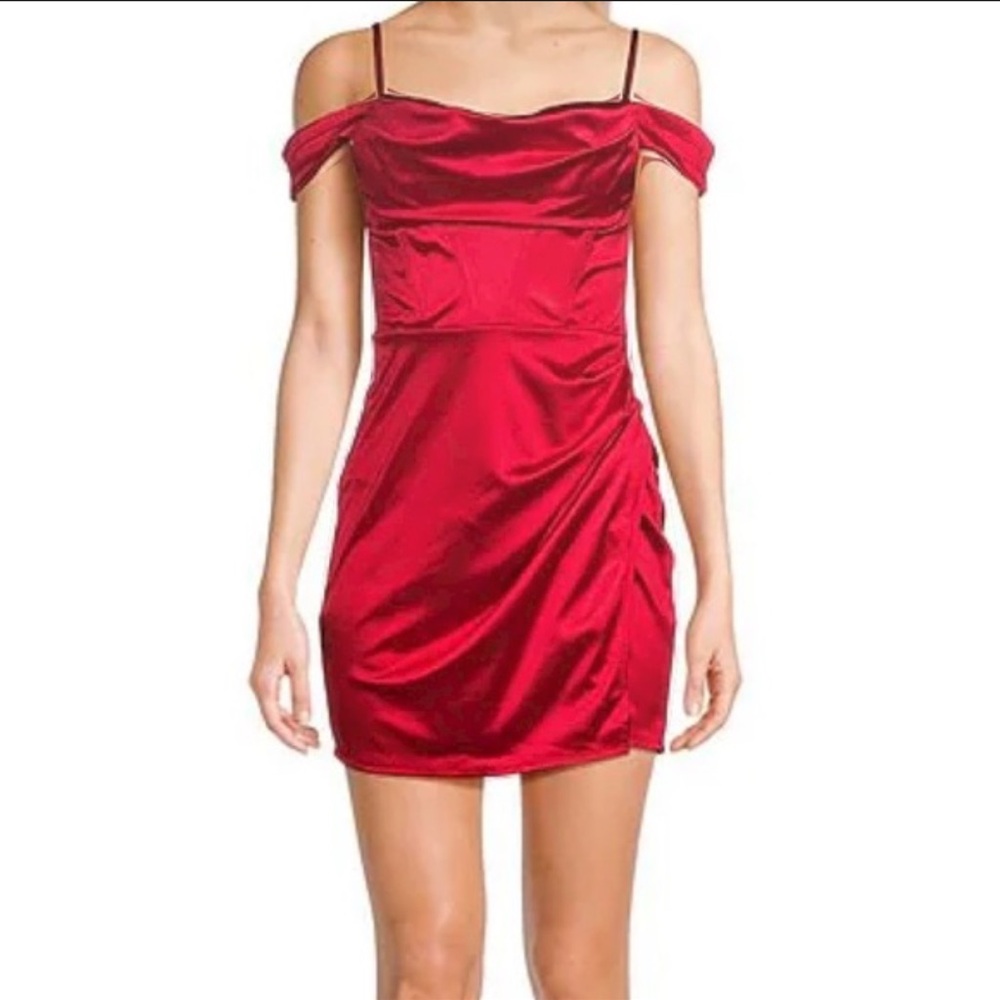 B Darlin Scarlet Mini Dress